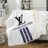 White Fashion Luxury Brand Fleece Blanket Comfortable Blanket LVT00145