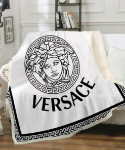 White Fashion Luxury Brand Blanket Fleece Comfortable Blanket LVT00146