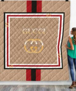 Luxury Brand Beige Fashion Luxury Premium Logo Blanket Fleece Home Decor LVT00178