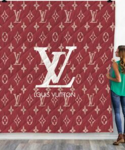 Red Fashion Luxury Brand Premium Blanket Fleece Home Decor LVT00190