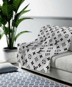 Supreme White Fashion Luxury Brand Premium Blanket Fleece Home Decor LVT00209