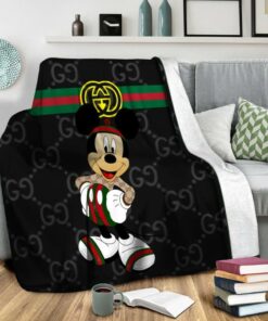 Luxury Brand Mickey Fashion Luxury Premium Blanket Fleece Home Decor LVT00255