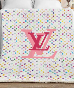 Colorful Luxury Brand Premium Blanket Fleece Home Decor LVT01000
