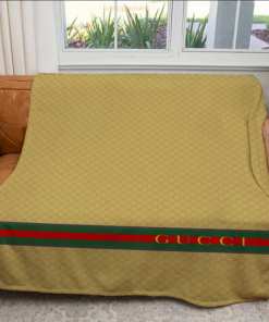 Luxury Brand Yellow Luxury Premium Blanket Fleece Home Decor LVT01004