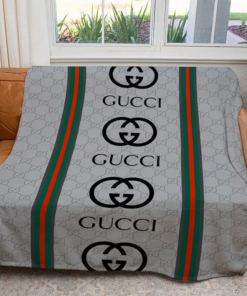 Luxury Brand Logo Luxury Premium Blanket Fleece Home Decor LVT01005