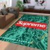 Supreme Fashion Logo Limited Luxury Brand Rug Carpet Home Decor  LVT00275