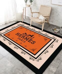Hermes Fashion Logo Limited Luxury Brand Rug Carpet Home Decor  LVT00291