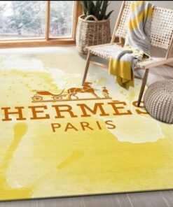 Hermes Fashion Logo Limited Luxury Brand Rug Carpet Home Decor LVT00292