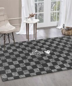 Hermes Fashion Logo Limited Luxury Brand Rug Carpet Home Decor  LVT00299