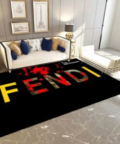 Fendi Fashion Logo Limited Luxury Brand Rug Carpet Home Decor LVT00318