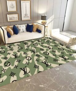 Louis Vuitton Camou Fashion Limited Luxury Brand Rug Carpet Home Decor  LVT00340