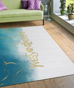Yves Saint Laurent Fashion Logo Limited Luxury Brand Rug Carpet Home Decor  LVT00352