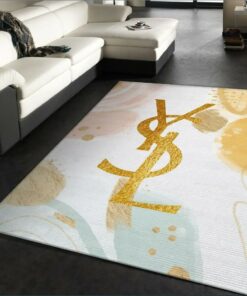 Yves Saint Laurent Fashion Logo Limited Edition Luxury Brand Rug Carpet Home Decor  LVT00359