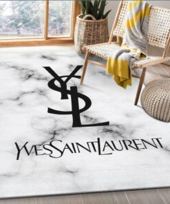 Yves Saint Laurent Fashion Logo Limited Edition Luxury Brand Rug Carpet Home Decor  LVT00361