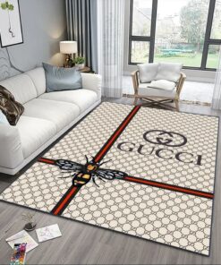 Gucci Fashion Logo Limited Edition Luxury Brand Rug Carpet Home Decor LVT00373
