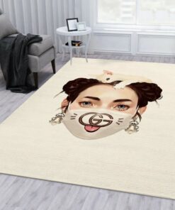 Gucci Fashion Logo Limited Edition Luxury Brand Rug Carpet Home Decor LVT00375