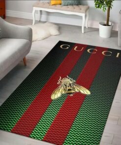 Gucci Bee Luxury Area Rug Carpet For Living Room Bedroom Carpet Home Decor  LVT00376