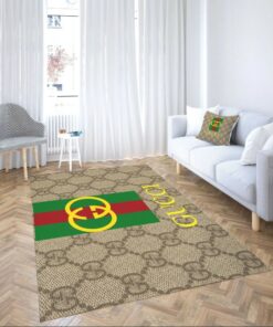 Gucci Luxury Area Rug For Living Room Bedroom Carpet Home Decor Mat LVT00485
