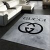 Gucci Grey Luxury Area Rug For Living Room Bedroom Carpet Home Decor Mat LVT00489