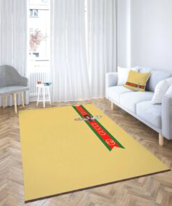 Gucci Dragonfly Luxury Area Rug For Living Room Bedroom Carpet Home Decor Mat LVT00490