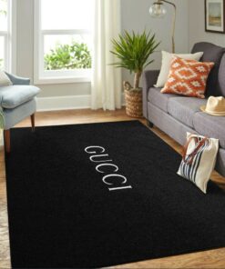 Gucci Dark Luxury Area Rug For Living Room Bedroom Carpet Home Decor Mat LVT00500
