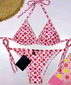Luxury Brand Pink Bikini 2 Pc Set Max09291