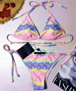Luxury Brand Pink Bikini 2 Pc Set SUN20010