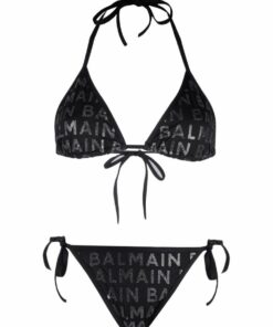 Luxury Brand Black Bikini 2 Pc Set