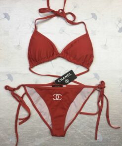 Red Luxury Brand Bikini 2 Pc Set