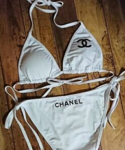 White Luxury Brand Bikini 2 Pc Set