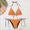 Luxury Brand Orange Bikini 2 Pc Set