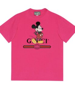 Hot Luxury Brand  New T-Shirt for woman  MICKEY IN DEEP PINK