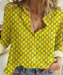 New Arrival Luxury Brand  Monogram Button Shirt LMH3017