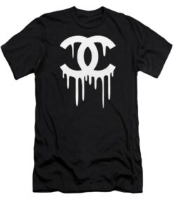 Chanel White Logo Black Luxury Brand T-Shirt Gift For Men Women Special Gift LVT00711