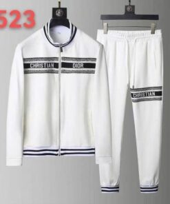 Limited Stand Collar Jacket + Sweatpants Dior Luxury Brand Unisex Hot Gift PEA32230