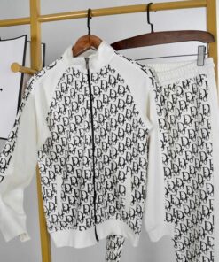 Limited Stand Collar Jacket + Sweatpants Dior Luxury Brand Unisex Hot Gift PEA32234