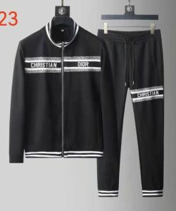 Limited Stand Collar Jacket + Sweatpants Dior Luxury Brand Unisex Hot Gift PEA32235