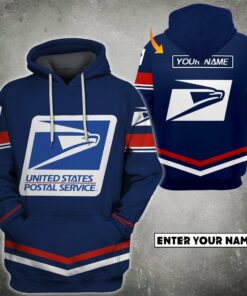 USPS 3D Hoodie Unisex Customized Name HD3133