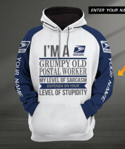 USPS 3D Hoodie Unisex Customized Name HD3139