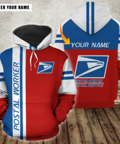 USPS 3D Hoodie Unisex Customized Name HD3143