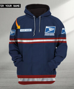 USPS 3D Hoodie Unisex Customized Name HD3147