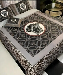 Grey Luxury Brand Premium Bedding Set LVT00512