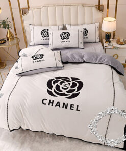 Chanel Black White Luxury Brand Bedding Set DN9201066