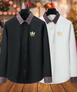 Limited Luxury Brand  Long Sleeve Button Shirt for Men Hot  PEA33842