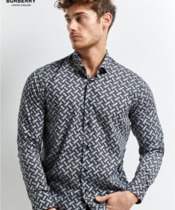 New Arrival B Long Sleeve Button Shirt for Men Hot  PEA344820