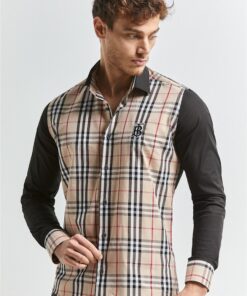 New Arrival B Long Sleeve Button Shirt for Men Hot  PEA344823