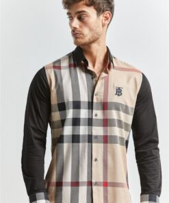 New Arrival B Long Sleeve Button Shirt for Men Hot  PEA344826