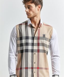 New Arrival B Long Sleeve Button Shirt for Men Hot  PEA344827