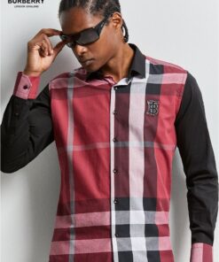 New Arrival B Long Sleeve Button Shirt for Men Hot  PEA344905