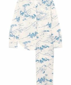 Olivia von Halle Inspired Long Pajama HT1306017